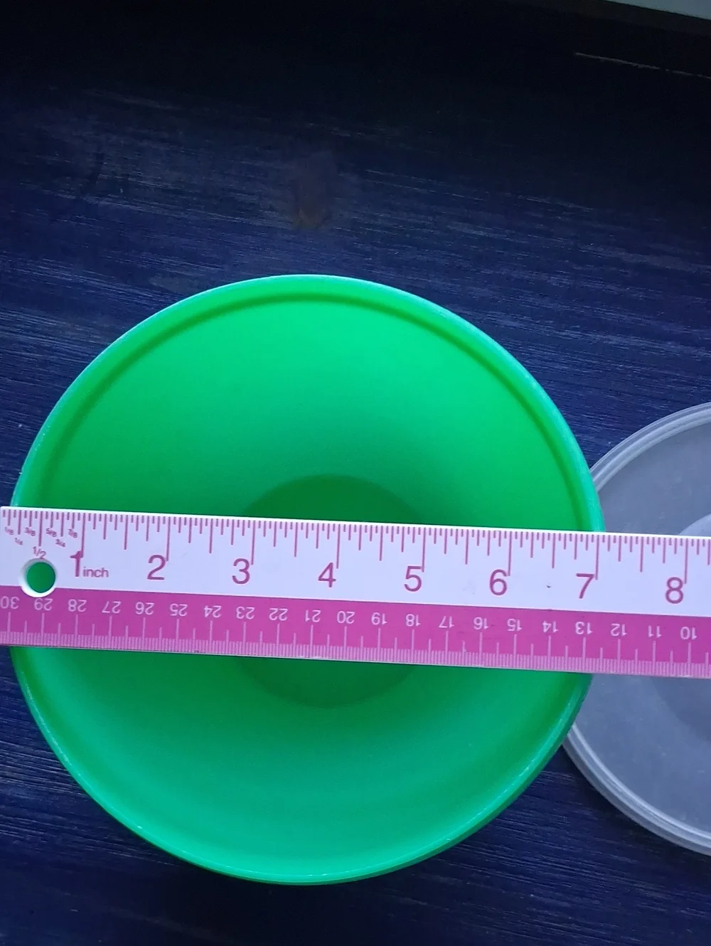 Vintage Tupperware Bright Green Mixing Bowl Set with Lids and Colander